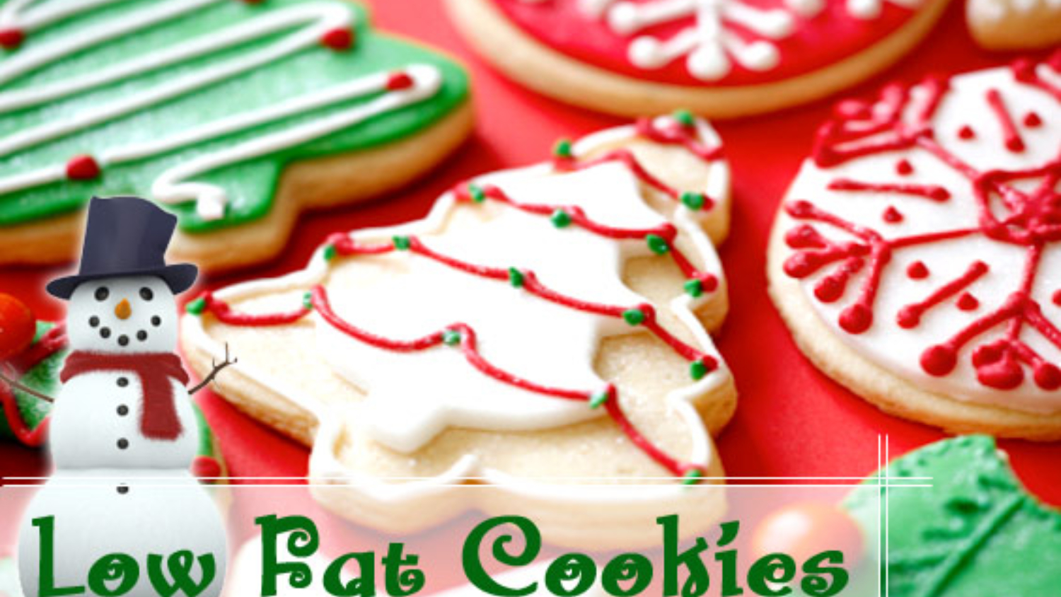 low fat cookies