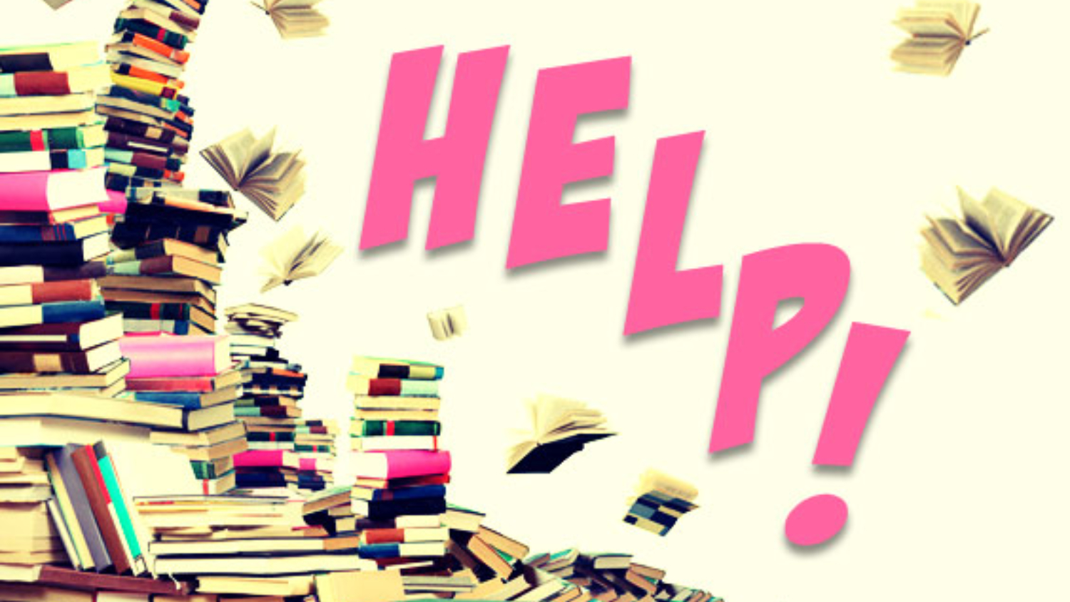 pile of books - help